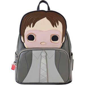 The Office Dwight CPR Dummy Cosplay Womens Faux Leather Double Strap Shoulder Ba